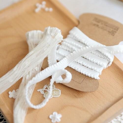 Hot sale Stretch lace accessories rice white underwear lace, 0.9 CM D0903