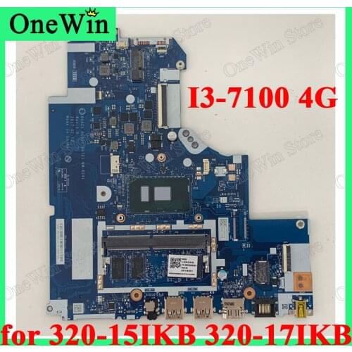 5B20N86544 for 320-15IKB 80XL 80YE Lenovo Ideapad 320-17IKB 80XM Laptop Motherboard DG421 DG521 DG721 NM-B241 CPU I3-7100 4G WIN