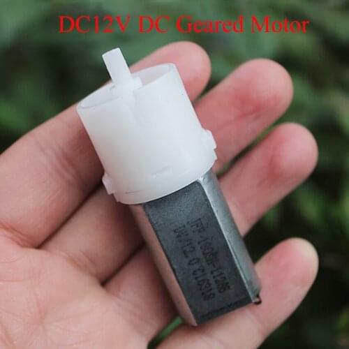 Mini DC12V 50mA 180 Geared DC Motor Permanent Magnet Planetary Gear Motor Diameter 4mm Micro Electric Speed Reduction DC Motor