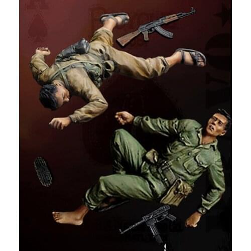 1/35 VC Ace of Spades 2, Resin Model Soldier, GK, World War II military theme, Unassembled and unpainted kit