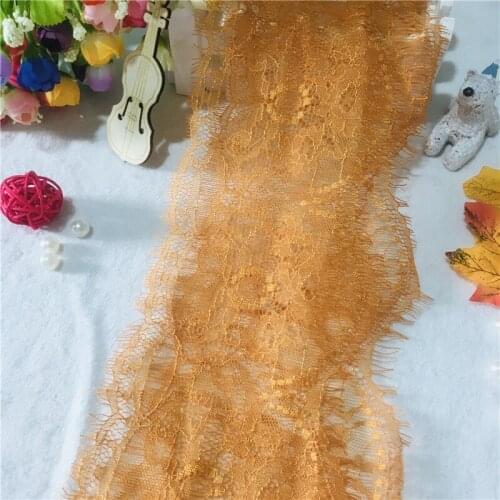 NX1006 14CM Elasticated Eyelash lace lace underwear Accessories Skirt lace Single nylon Warp Eyelash lace