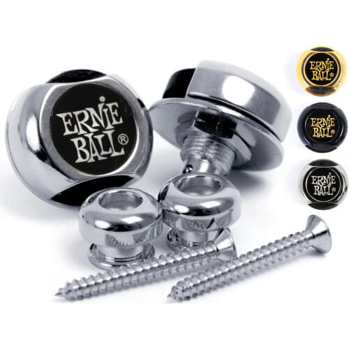 Ernie Ball Original Super Locks Guitar Strap Locks, 3 Colors Available