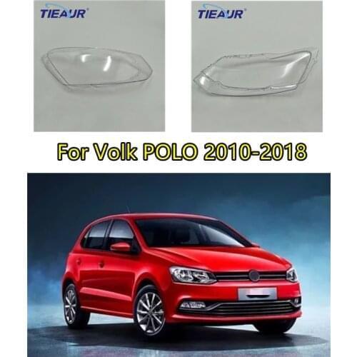 Headlight Transparent Glass Lens for POLO Car Front Clear Lamp shade 10-18 Cover Shell Replacement
