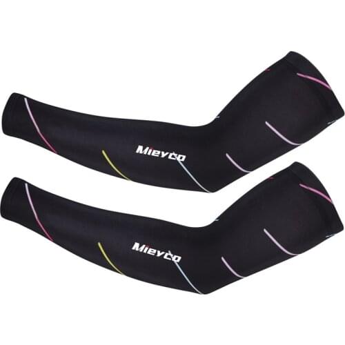 Mieyco Cycling Running Bicycle Sleeves UV Sun Protection Cuff Cover Protective Arm Sleeve Bike Sport Arm Warmers Sleeves