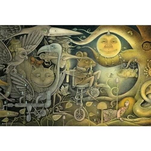 Out of The Darkness Art print Silk poster Home Wall Decor