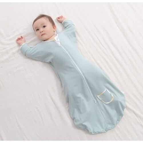 Cross Border Baby Swaddling and Surrender Sleeping Bag Newborn Anti Shock Bag Quilt Four Seasons Cotton Long Sleeve Hand Clothes