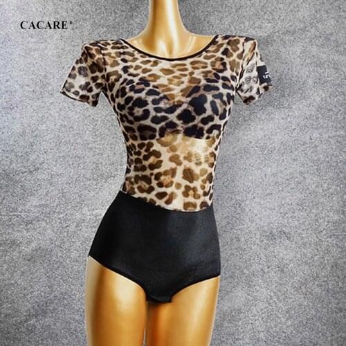 Leotard Bodysuit for Ballroom Dance Competition Dresses Waltz Tango Dance Dresses Standard Flamenco Costume D0846 Body