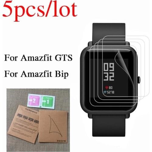 Screen Protector For Xiaomi Huami Amazfit Bip GTS 2 Mini GTR 2 Smart Watch Clear Film For Amazfit Bip Screen Protector Not Glass