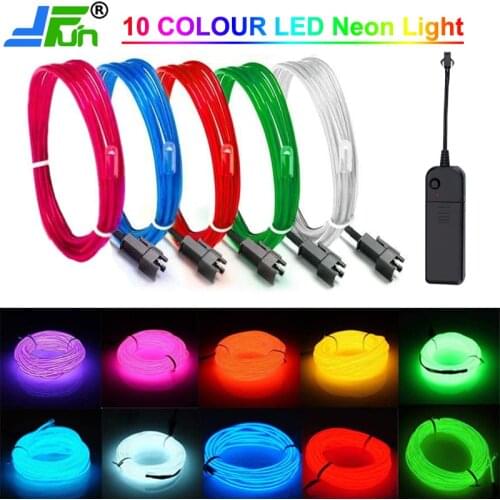 1/2/3/4/5M Led Neon Lights El Flexible Anime Sign For Light Room Party Wedding Xmas Gift Car Decor RGB Lights LED Strip Lights