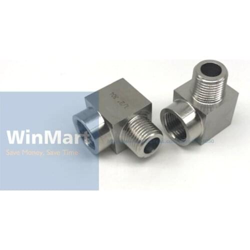 1PC 304 Stainless Steel 1/2" Female To Male Elbow Pipe Fitting Water Gas Oil