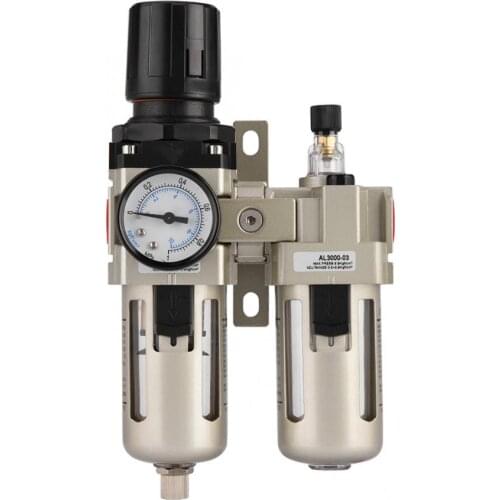 1pc AC3010-03 Aluminum Alloy Compressed Air Pressure Regulator Moisture Trap Water Filter 3/8 inch