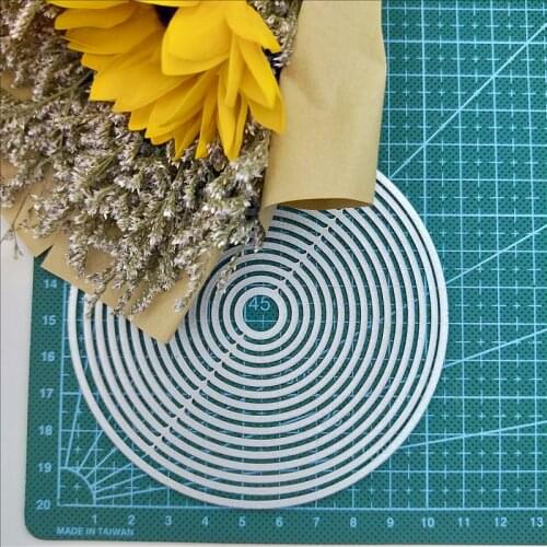 15pcs Circle Cutting Dies Stamps and dies for card making Stencils For DIY Scrapbook paper Album Embossing Die Cuts