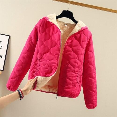 2020 Winter Women Jacket Thick Warm Short Coat Hooded Fashion Causal Cotton Padded Parkas Female Outwear Basic Tops R1124
