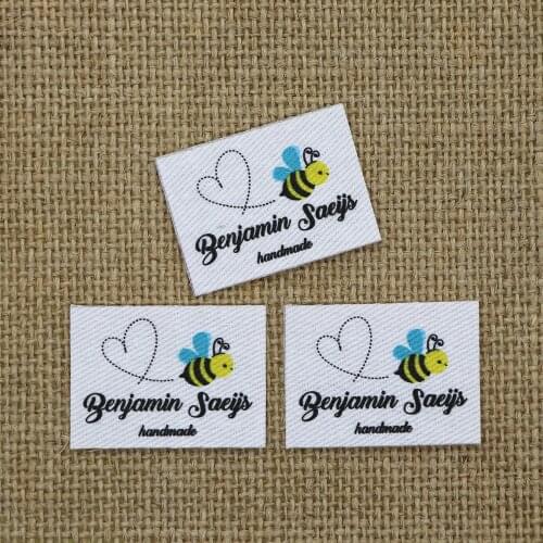 72 pieces Personalized name Labels for child, Custom logo tags, Iron on label, Custom Clothing Labels(YT271)