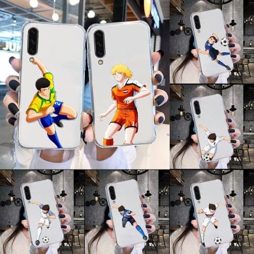 Anime Captain Tsubasa Phone Case For Samsung Galaxy A 3 5 7 8 10 20 21 30 40 50 51 70 71 E S 2016 2018 4G transparent painting