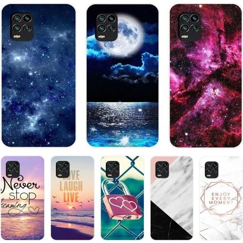 Case For Xiaomi Mi 10 Lite 5G Case Cartoon Painted Soft TPU Silicone Back Cover For Xiaomi Mi 10 Pro 5G Phone Cases fundas