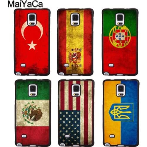 Retro Natinal Turkey Spain Flag Case For Samsung A21S A20e A71 A51 A10 A40 A50 A70 Galaxy S20 Plus S10 S9 Note 20 Ultra