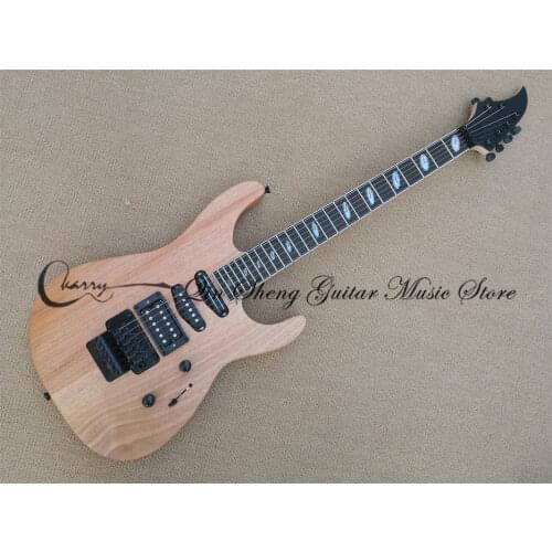 Free shipping order 6 strings gun guitar, alien irregular mette black guitar,fixed bridge H pickups,chrome buttons