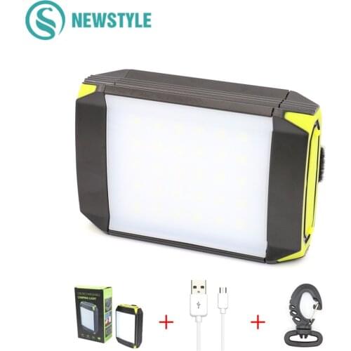 Flasher Mobile Power Bank Flashlight USB Port Camping Tent Light Outdoor Portable Hanging Lamp 30 LEDS Lantern Camping Light