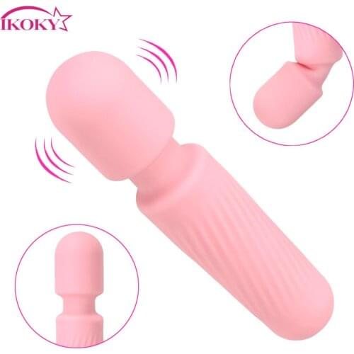 IKOKY Vibrating Dildo 10 Speeds G Spot Vibrator Sex Toys for Women Clitoris Stimulator 360 Degree Rotation Female Masturbator