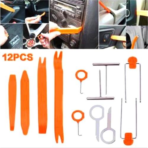 12 / 13pc car audio disassembly tool DVD stereo conversion kit interior plastic card installation modification repair tool