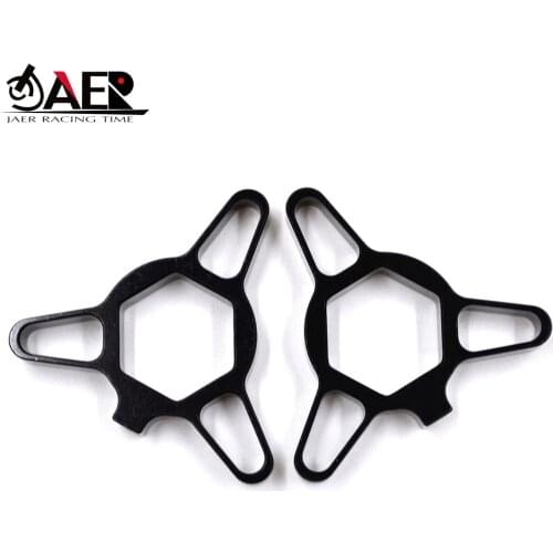 JAER 2PCS Motorcycle Accessories 14mm 17mm 19mm 22mm CNC Suspension Fork Preload Adjusters for BMW Honda Suzuki Triumph