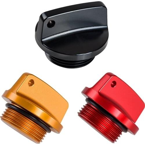 Oil Filler Cap Plug For Honda VF500C VF700C VF750C VF1100C CB400SF VFR800 ST1300 CNC Aluminum Oil Filler Cap Plug