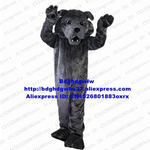 Grey SharPei Dog Shar Pei Shari Pie Dog Mascot Costume Adult Cartoon Character Album Of Painting Fashion Promotion zx1721
