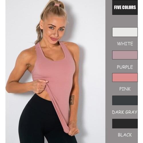 Beautiful Back High Stretch Yoga Vest Tight Running Racerback Yoga Vest Fitness Beauty Back Gym Sports Tank Top Mermaid Curve Ve