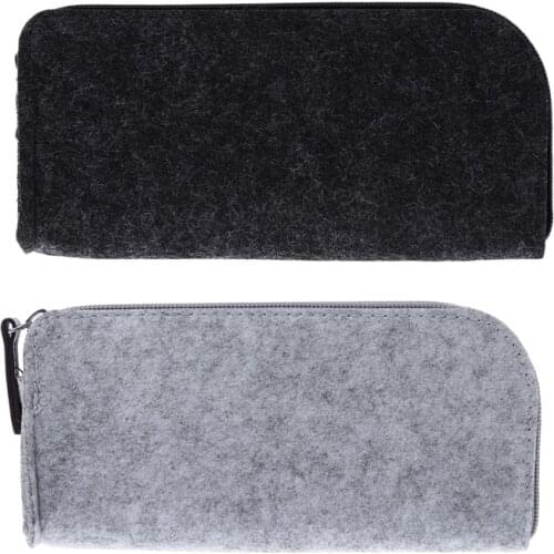 Square Felt Makeup Cosmetic Bag Brush Pen Pencil Case Pouch Box Office Supplies
