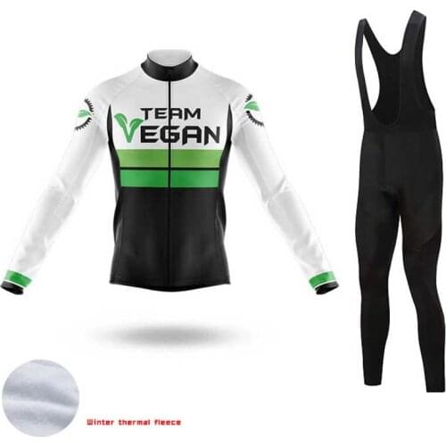 LairschDan Mayot Bicicleta Hombre Invierno White Long Sleeve Cycling Clothing Thermal Fleece Bicycle Jersey Set MTB Bike Clothes