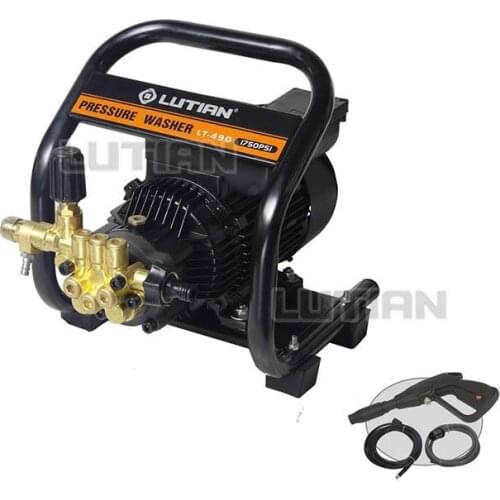 LT-490 220V high pressure pump cleaner portable car washer vehicle washing floor cleaning 1.8KW 1740psi/120bar 7.3L/min