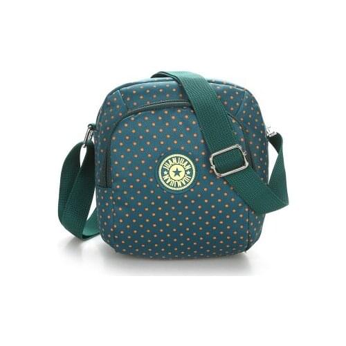 2018 New Women Small bags!Hot Ladys Nylon shopping Shoulder&Crossbody bag Nylon Dot printing carved cross Cute Handbags