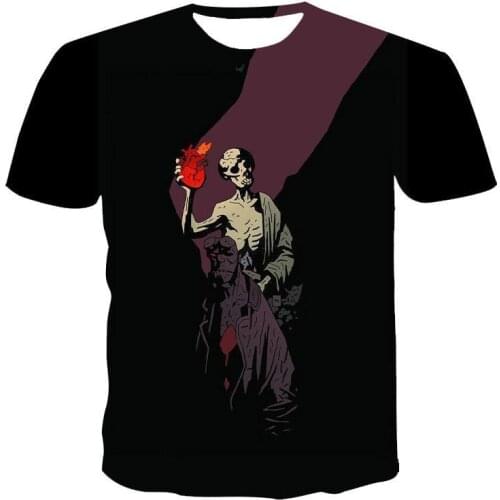 2020 New 3d T -Shirt Animation Leisure Summer Cool T -Shirt 3d Printing 3d Printing Quick Drying T -Shirt