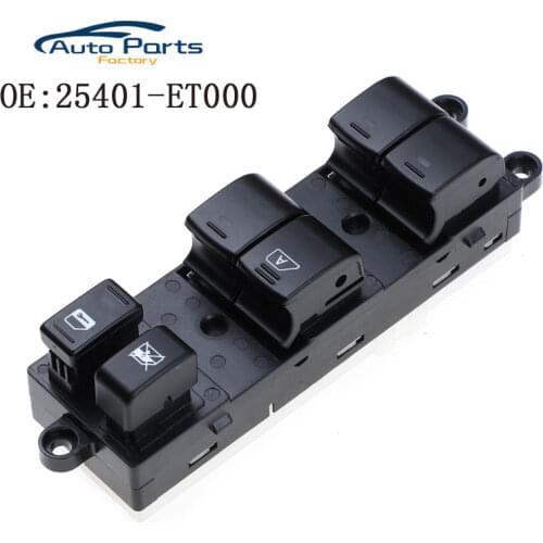 New Front Left Electric Power Master Window Switch For Nissan Sentra 07-08 25401-ET000 25401ET000 25401-EA003