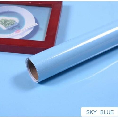 Pearlescent paint pure color wallpaper kitchen countertops cabinets desktop color changing furniture renovation stickers waterpr