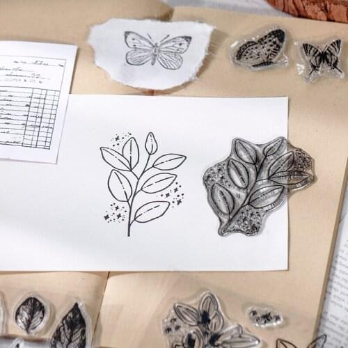 Clear Stamps Seals for DIY Scrapbooking Craft Stencil Making Photo Album Paper Card Template Decoration