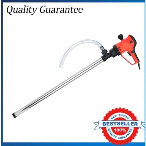 50-250L/min D72/B pipe Hand Oil Pump Electric Barrel Pumping Machine For 800CPS Only Waste Oil Can Use