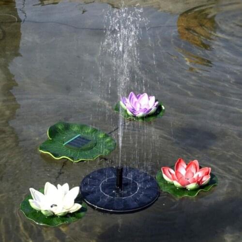 Solar Powered Fountain Garden Pool Pond Outdoor Decor Water Fountain Solar Floating Fountain Garden Decoration Water Pump