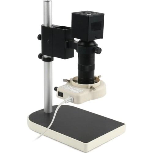 SONY 1080P 16MP Sensor HD HDMI Industrial Digital Lab Video Microscope Camera 100X C Mount Zoom + 56 LED Ring Light
