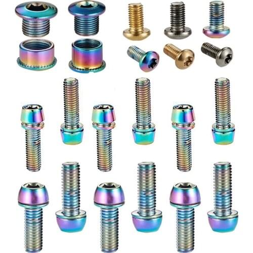 M5X18mm Bicycle Stem Screw M6X18mm Bicycle Crank Screw T25 Bicycle Brake Disc Screw Stainless Steel Material