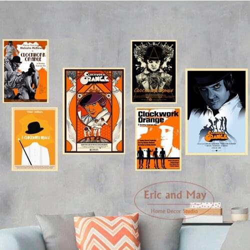 A Clockwork Orange Classic Movie Posters And Prints Vintage Decor Picture Canvas Painting Decorations For Home Decor Quadro