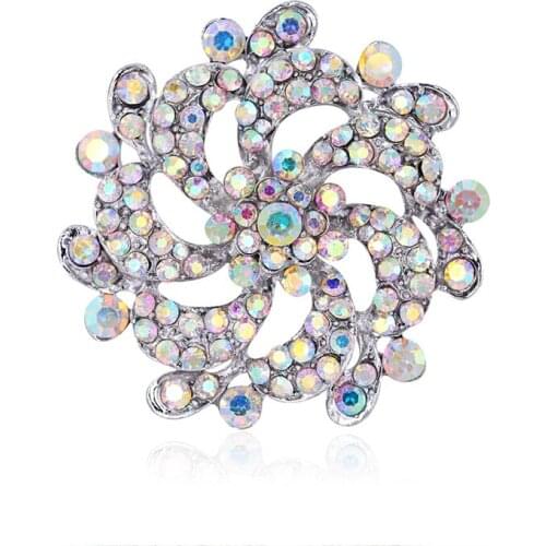 Full Alloy Wreath Shape Brooches For Women Unisex Insect Weddings Office Brooch Pins Gifts