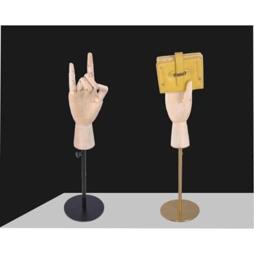 Lady Hand Model Jewelry Rings Organizer Bracelet Necklace Hanging Hand Display Holder Stand Show Rack wallet Display holder