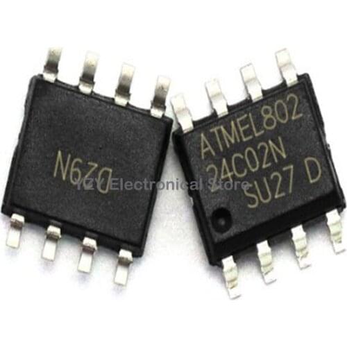 10PCS AT24C02BN-SH-T 24C02 24C02N AT24C02N SOP8 SOP-8 SMD Brand New Fast Shipping