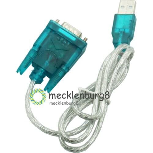 10 pieces. CH340 USB to RS232 COM Ports and Connectors serial 9 Pins DB9 Adapter Cable Support Windows7 for PC PDA GPS wholesale