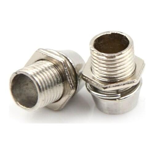 20pcs/pack Copper 5mm Light Emitting Diode LED Holder Mount Panel Display Thread Mount Holder Size 8mm