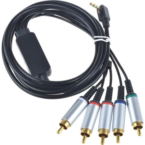 50pcs lots 1.8m RCA AV TV Video Cord Cable Cord For PSP 3000/2000 AV Cable and for PSP HDTV TV Video Component Cable