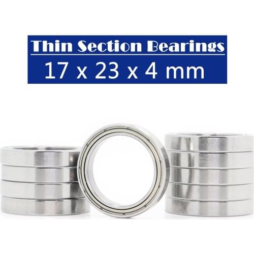 6703ZZ Bearing 17*23*4 mm ( 10 PCS ) ABEC-1 Slim Thin Section 61703ZZ 6703Z Ball Bearings 6703 Z ZZ