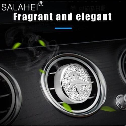 2Pcs Car Air Conditioning Air Freshener Vent Clip Tuyere Clamp Decoration For Infiniti FX35 Q50 Q30 ESQ QX50 QX60 QX70 EX JX35